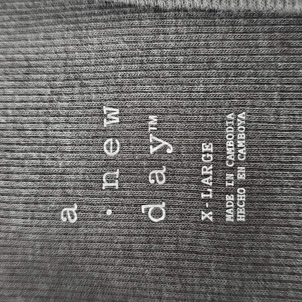 a new day Olive Green Ribbed Tank Top Women's XL - Picture 2 of 7